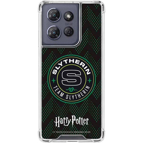 Wizarding Worlds Harry Potter Team Slytherin Moto G Power 5G (2025) Clear Case